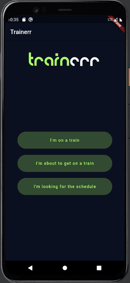 Screenshot of Trainerr