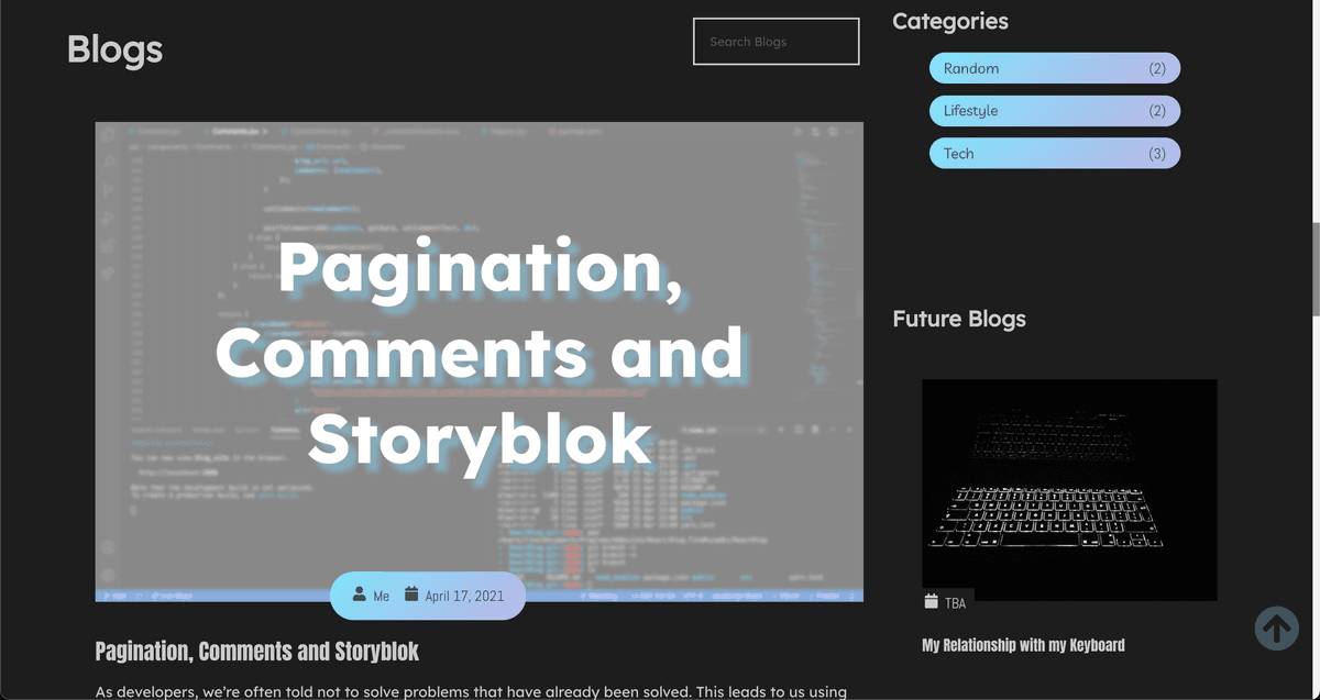 Screenshot of Blog.TinoMuzambi